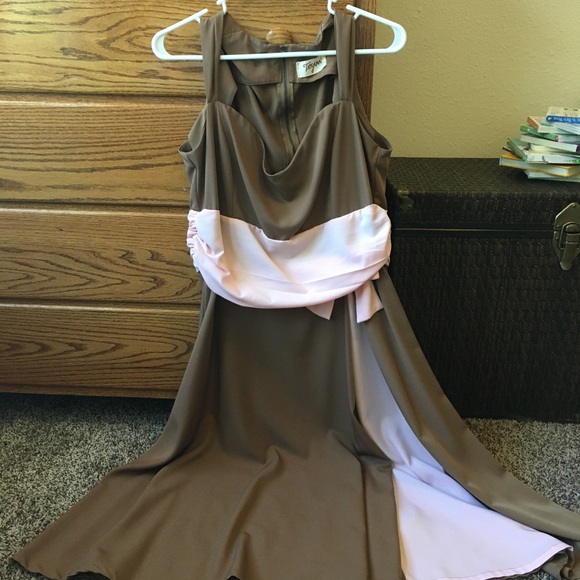 Tatyana Brown and Pink Retro Flamingo Dress - Picture 4 of 13